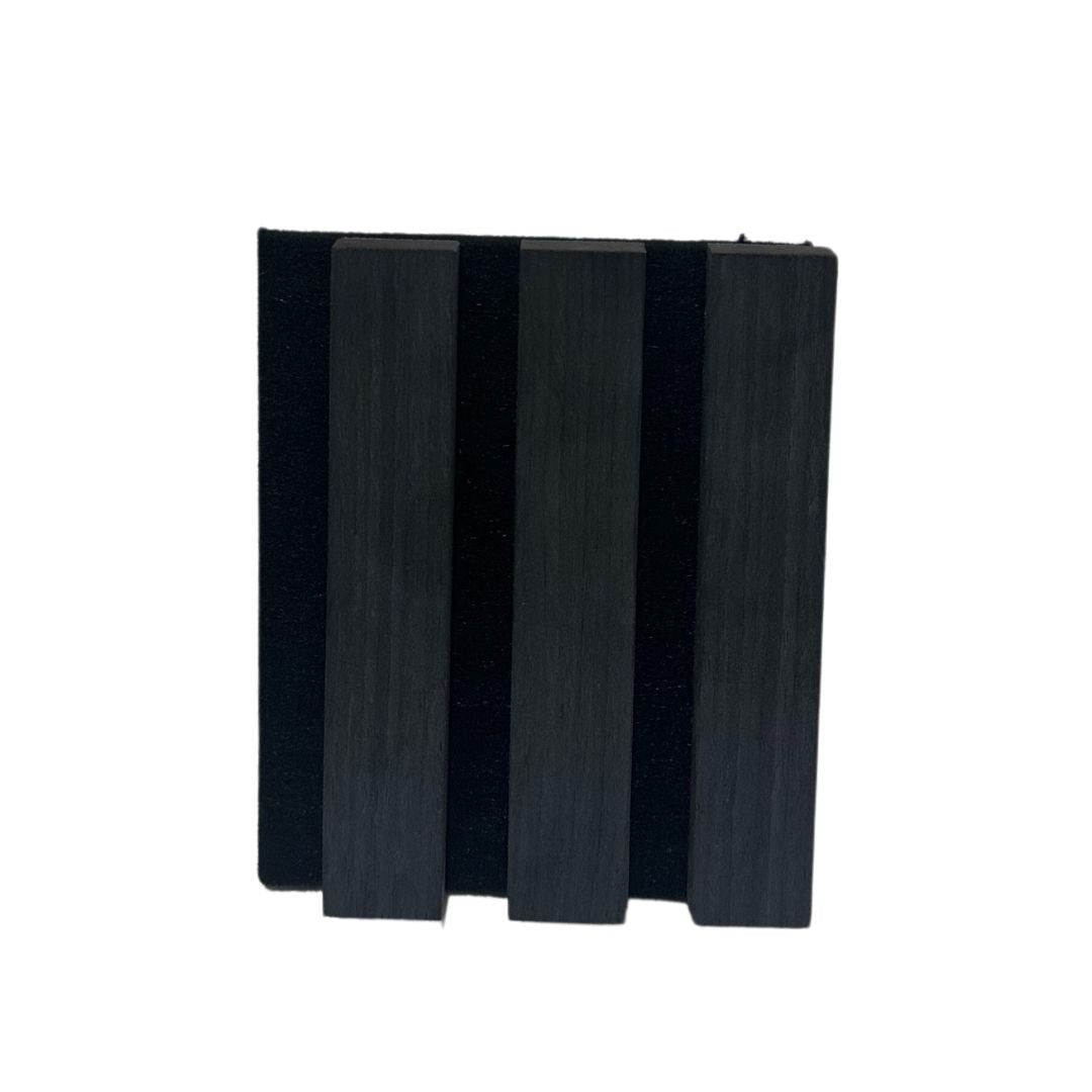 Slat Wall Panel - Ebony Oak