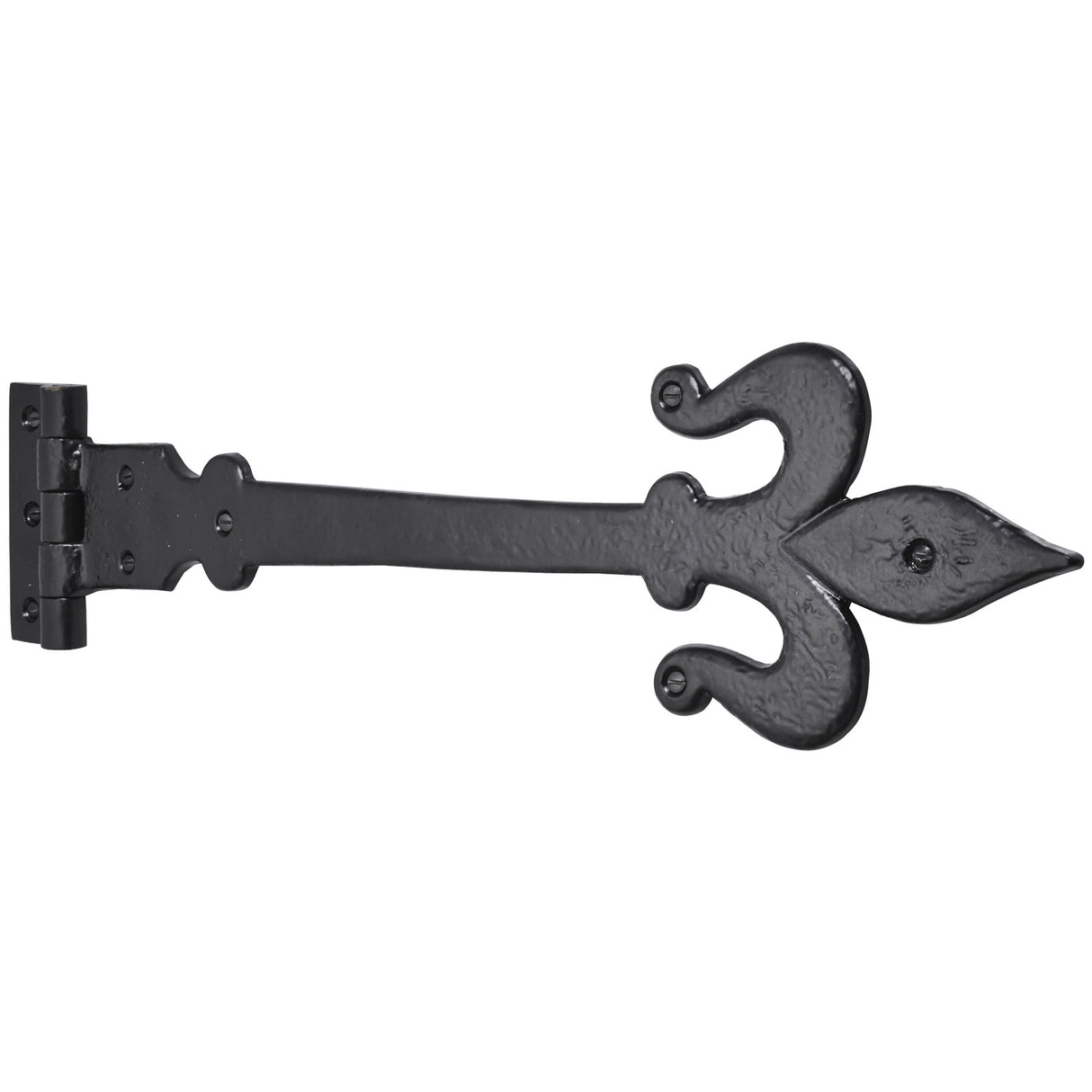 6" Ornamental Tee Hinges Black - Nicks Timber Store