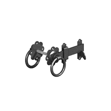 Ring Gate Latches 6" Black - Nicks Timber Store