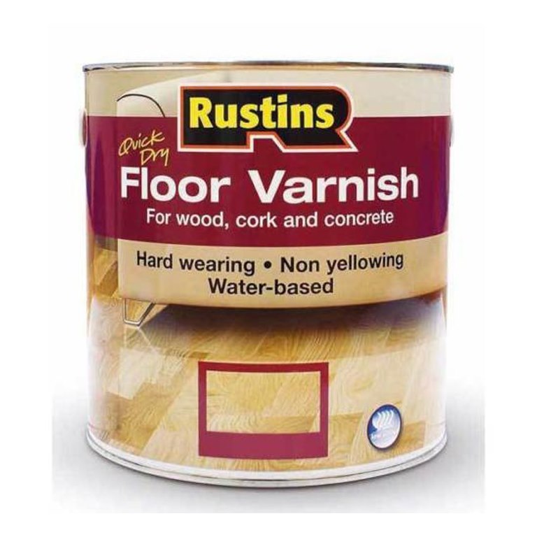 Rustins Floor Varnish QD Clear 2.5ltr Satin