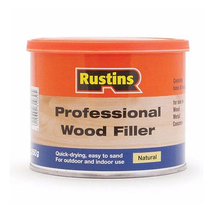 Rustins Professional  Wood Filler Natural 250g
