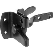 Auto Gate Catch Black Medium - Nicks Timber Store