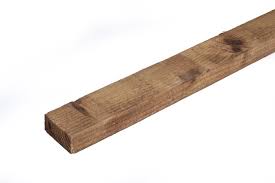 38mm x 75mm UC3 Brown Treated Rail 3m - Nicks Timber Store