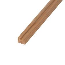 12mm x 15mm x 2.4mtr Red Hardwood Glassbead HTM896
