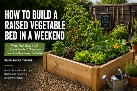 How to Build a Raised Vegetable Bed in a Weekend — From Nicks Timber