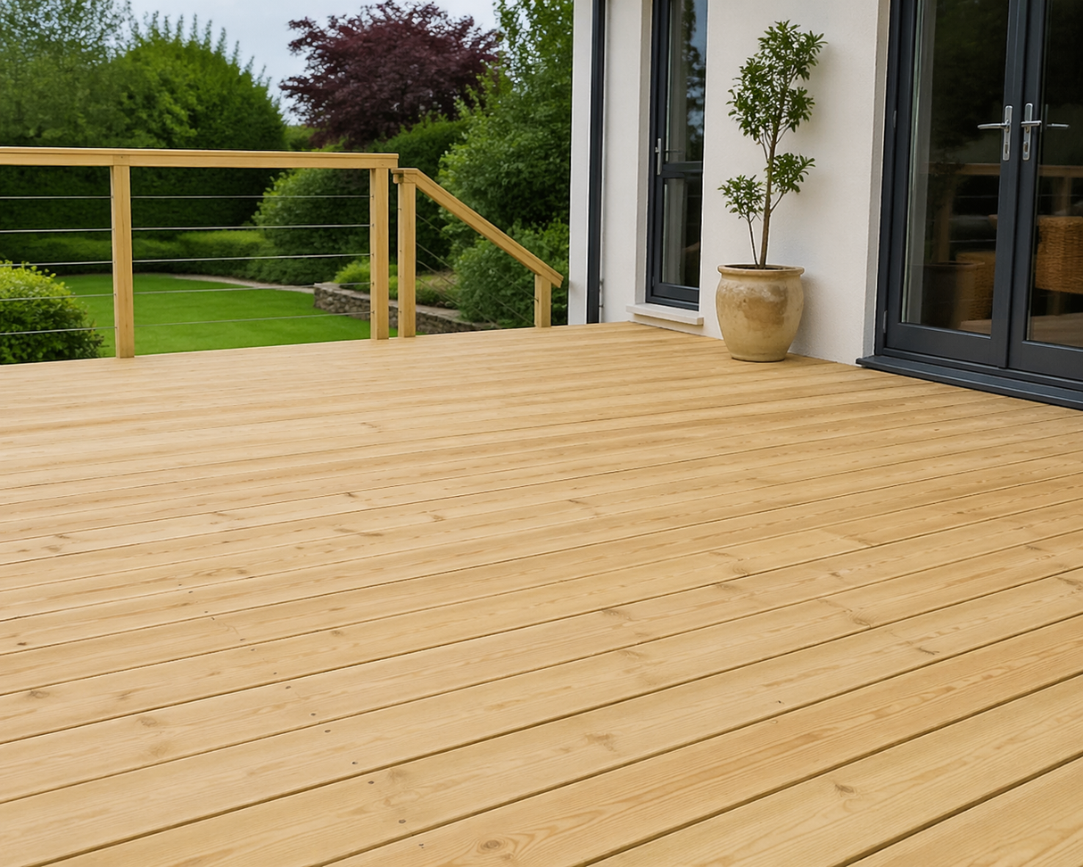 Timber Decking Starter Kit — Boards, Subframe & Posts