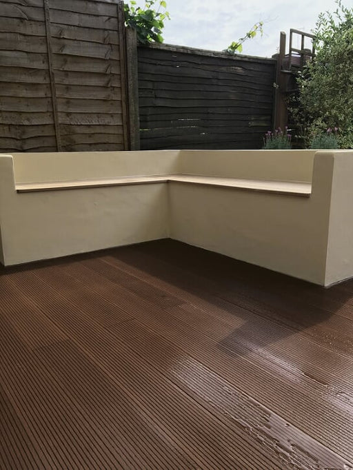 Coffee Composite Hollow Decking 23mm x 143mm x 3.6m - Nicks Timber Store