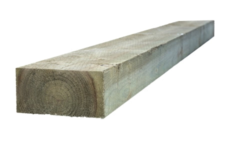 Treated timber sleepers