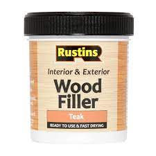 Rustins Teak Wood Filler 250MLS
