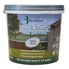 Shed & Fence Silver Birch 1 CP 5 Ltr