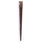 Drive In Post Support 2 x 2" X  18" E-Brown - Nicks Timber Store