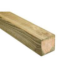 100mm x 100mm E/Edge UC4 Green Landscaping Post 2.4m (90 x 90 Finished Size) - Nicks Timber Store