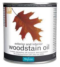 Polyvine Woodstain Oil Int/Ext Light Oak 1Ltr