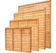 6ft x 4ft Waneylap Panel - Nicks Timber Store